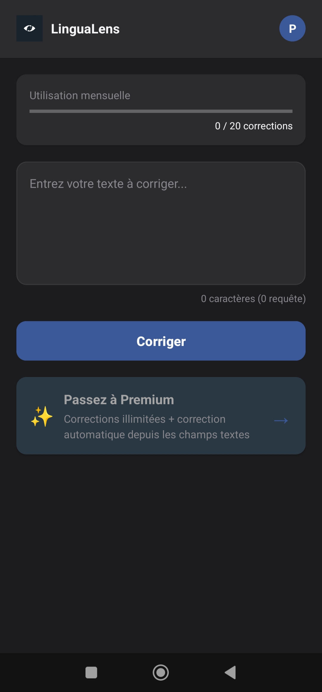 LinguaLens Mobile App